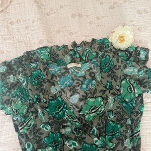Spell Green Winona Floral Dress